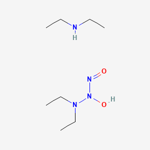 molecular formula C8H22N4O2 B7881333 N-(diethylamino)-N-hydroxynitrous amide;N-ethylethanamine 