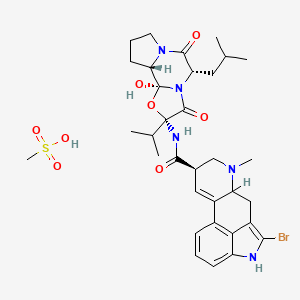 molecular formula C33H44BrN5O8S B7881339 BROMOCRIPTINE MESYLATE 