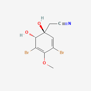 molecular formula C9H9Br2NO3 B7881393 Aeroplysinin CAS No. 55057-73-3