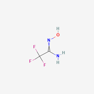 molecular formula C2H3F3N2O B7881745 (1Z)-2,2,2-Trifluoro-N'-hydroxyethanimidamide 