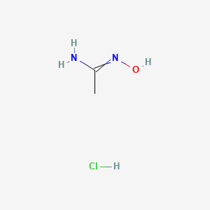 molecular formula C2H7ClN2O B7881825 N'-Hydroxyacetimidamide hydrochloride 