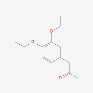 molecular formula C13H18O3 B7881875 1-(3,4-Diethoxyphenyl)propan-2-one CAS No. 93635-48-4