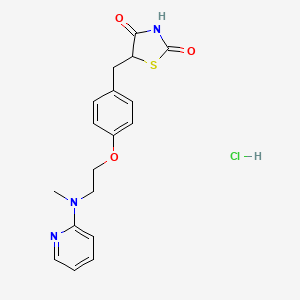 molecular formula C18H20ClN3O3S B7881878 Rosiglitazone hydrochloride CAS No. 637339-19-6