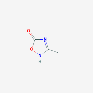molecular formula C3H4N2O2 B7882074 3-methyl-2H-1,2,4-oxadiazol-5-one 