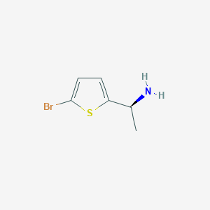 molecular formula C6H8BrNS B7882093 (1S)-1-(5-bromothiophen-2-yl)ethan-1-amine 