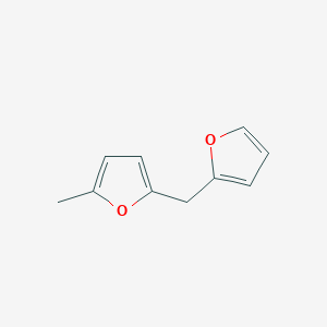 molecular formula C10H10O2 B078821 2-Furfuryl-5-methylfuran CAS No. 13678-51-8