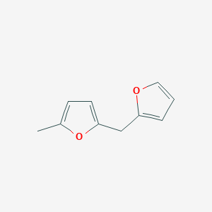 molecular formula C10H10O2 B078821 Furan, 5-methyl-2,2'-methylenedi- CAS No. 13678-51-8