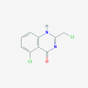 molecular formula C9H6Cl2N2O B7882157 5-chloro-2-(chloromethyl)-1H-quinazolin-4-one 