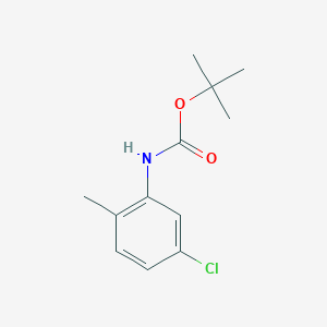 molecular formula C12H16ClNO2 B7882842 N-tert-butoxycarbonyl-5-chloro-2-methylaniline 