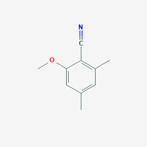 molecular formula C10H11NO B7882872 2-Methoxy-4,6-dimethylbenzonitrile CAS No. 854854-61-8