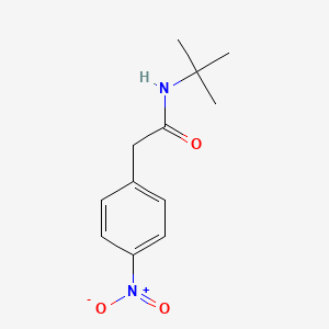 molecular formula C12H16N2O3 B7883162 N-tert-butyl-2-(4-nitrophenyl)acetamide 