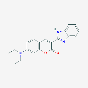 molecular formula C20H19N3O2 B078832 Coumarin 7 CAS No. 12239-58-6