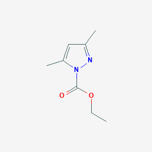 molecular formula C8H12N2O2 B7883237 ethyl 3,5-dimethyl-1H-pyrazole-1-carboxylate CAS No. 10199-58-3