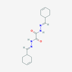 molecular formula C16H22N4O2 B7883244 Bis-3-cyclohexenylmethylidene oxalic acid dihydrazide 