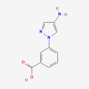 3-(4-Amino-1H-pyrazol-1-yl)benzoic acid
