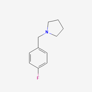 molecular formula C11H14FN B7883375 1-(4-Fluorobenzyl)pyrrolidine CAS No. 139592-91-9