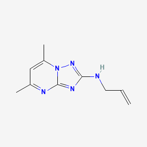 5,7-dimethyl-N-(prop-2-en-1-yl)[1,2,4]triazolo[1,5-a]pyrimidin-2-amine