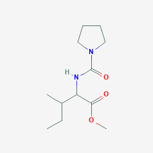 Methyl 3-methyl-2-(pyrrolidine-1-carbonylamino)pentanoate