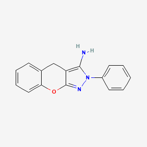 2-Phenyl-2,4-dihydrochromeno[2,3-c]pyrazol-3-amine