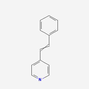molecular formula C13H11N B7883564 Pyridine, 4-(2-phenylethenyl)- 