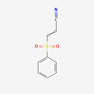 molecular formula C9H7NO2S B7883584 3-(Phenylsulfonyl)prop-2-enenitrile 
