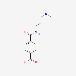 Methyl 4-({[3-(dimethylamino)propyl]amino}carbonyl)benzoate