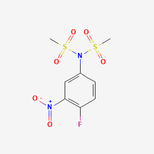 N-(4-fluoro-3-nitrophenyl)-N-(methylsulfonyl)methanesulfonamide