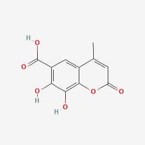 7,8-dihydroxy-4-methyl-2-oxo-2H-chromene-6-carboxylic acid
