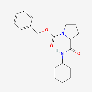 Benzyl 2-(cyclohexylcarbamoyl)pyrrolidine-1-carboxylate