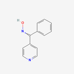 molecular formula C12H10N2O B7883674 Methanone, phenyl-4-pyridinyl-, oxime 