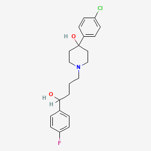 molecular formula C21H25ClFNO2 B7883699 Dihydrohaloperidol, (R)- CAS No. 136271-60-8