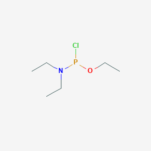 molecular formula C6H15ClNOP B078837 Ethyl N,N-diethylphosphoramidochloridoite CAS No. 14114-77-3