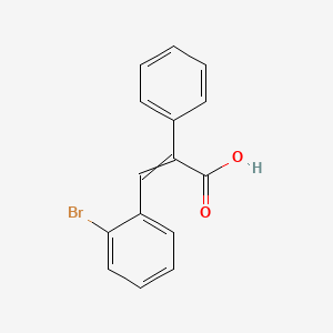 molecular formula C15H11BrO2 B7883704 3-(2-BROMO-PHENYL)-2-PHENYL-ACRYLIC ACID 