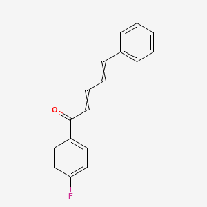 molecular formula C17H13FO B7883723 2,4-Pentadien-1-one, 1-(4-fluorophenyl)-5-phenyl-, (2E,4E)- CAS No. 296759-67-6