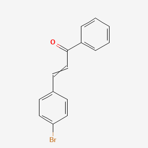 molecular formula C15H11BrO B7883758 4-Bromobenzalacetophenone 