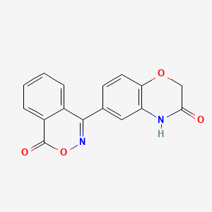 6-(1-oxo-1H-2,3-benzoxazin-4-yl)-2H-1,4-benzoxazin-3(4H)-one