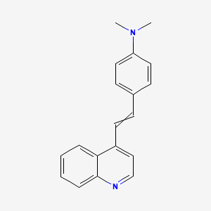 N,N-dimethyl-4-(2-quinolin-4-ylethenyl)aniline
