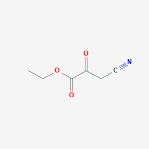 molecular formula C6H7NO3 B7884272 Ethyl 3-cyano-2-oxopropanoate 