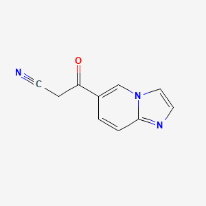 3-(Imidazo[1,2-a]pyridin-6-yl)-3-oxopropanenitrile