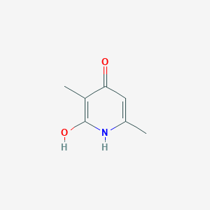 molecular formula C7H9NO2 B7884283 2-hydroxy-3,6-dimethyl-1H-pyridin-4-one 