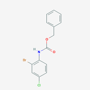 benzyl N-(2-bromo-4-chlorophenyl)carbamate