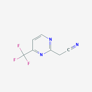 2-(4-(Trifluoromethyl)pyrimidin-2-yl)acetonitrile