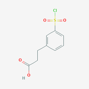 3-(3-Chlorosulfonyl-phenyl)-propionic acid