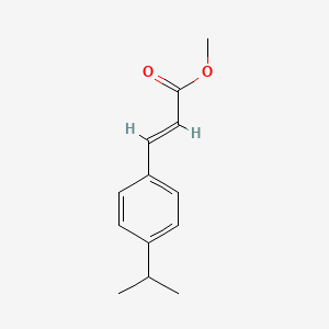 molecular formula C13H16O2 B7884356 methyl (2E)-3-[4-(propan-2-yl)phenyl]prop-2-enoate 