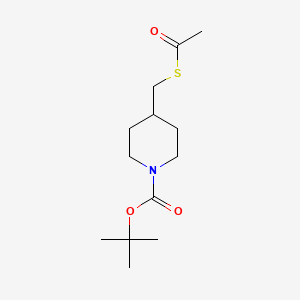 tert-Butyl 4-((acetylthio)methyl)piperidine-1-carboxylate