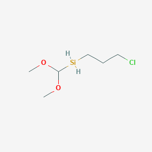molecular formula C6H15ClO2Si B7884521 3-Chloropropyl(dimethoxymethyl)silane 