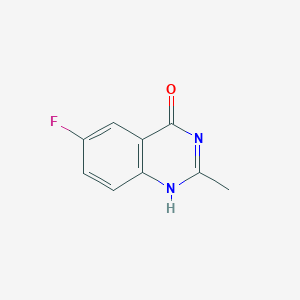 molecular formula C9H7FN2O B7884534 6-fluoro-2-methyl-1H-quinazolin-4-one 