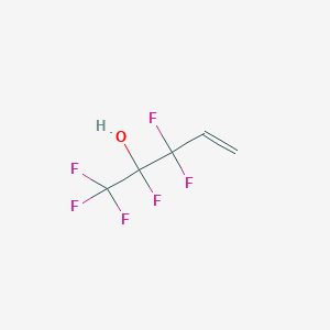 molecular formula C5H4F6O B7884540 3-Buten-2-ol,1,1,1-trifluoro-2-(trifluoromethyl)- 