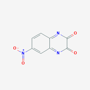 molecular formula C8H3N3O4 B7884551 6-Nitroquinoxaline-2,3-dione CAS No. 1076197-52-8