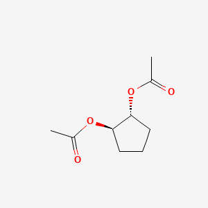 1,2-Cyclopentanediol, 1,2-diacetate, (1R,2R)-rel-